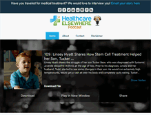 Tablet Screenshot of healthcareelsewhere.com